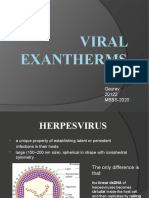 Viral Exantherms 122