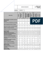 F-010 Matriz de Formacion