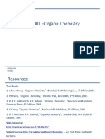 CY 1001 - Organic Chemistry: Anbarasan CY1001 Anbarasan CY1001
