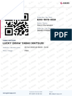 (Event Ticket) LUCKY DRAW YABAII MATSURI - YABAII MATSURI - 1 36497-FF6E6-540