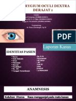 Pterygium ST I OD