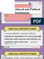 Social Institution (Family)