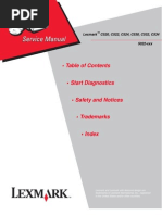 3 - Lexmark C520 522 524 530 532 534 Service and Parts Manual