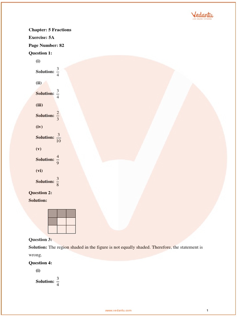 class 6 maths chapter 5 exercise 5.1 solutions pdf