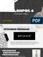 Kelompok 4: Perusahaan: SPACE X