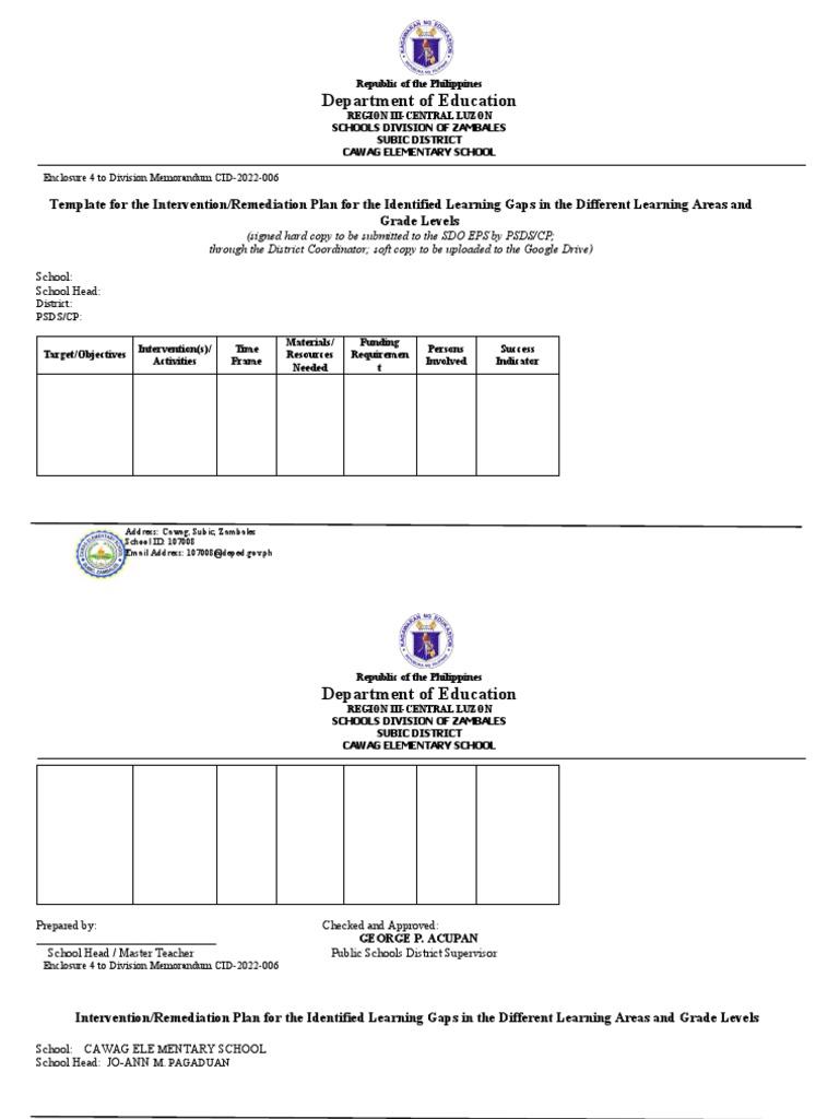 intervention-remediation-plan-for-the-identified-learning-gaps-in-the