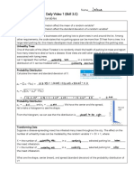 Finding Mean and Standard Deviation of Linear Combinations