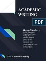 Academic Writing (Cara2) - Group 2