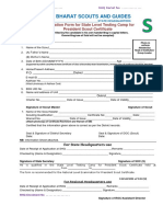 Annexure A Rashtrapati Scout Application Form