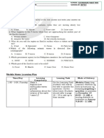 Weekly science learning plan on earthquake waves