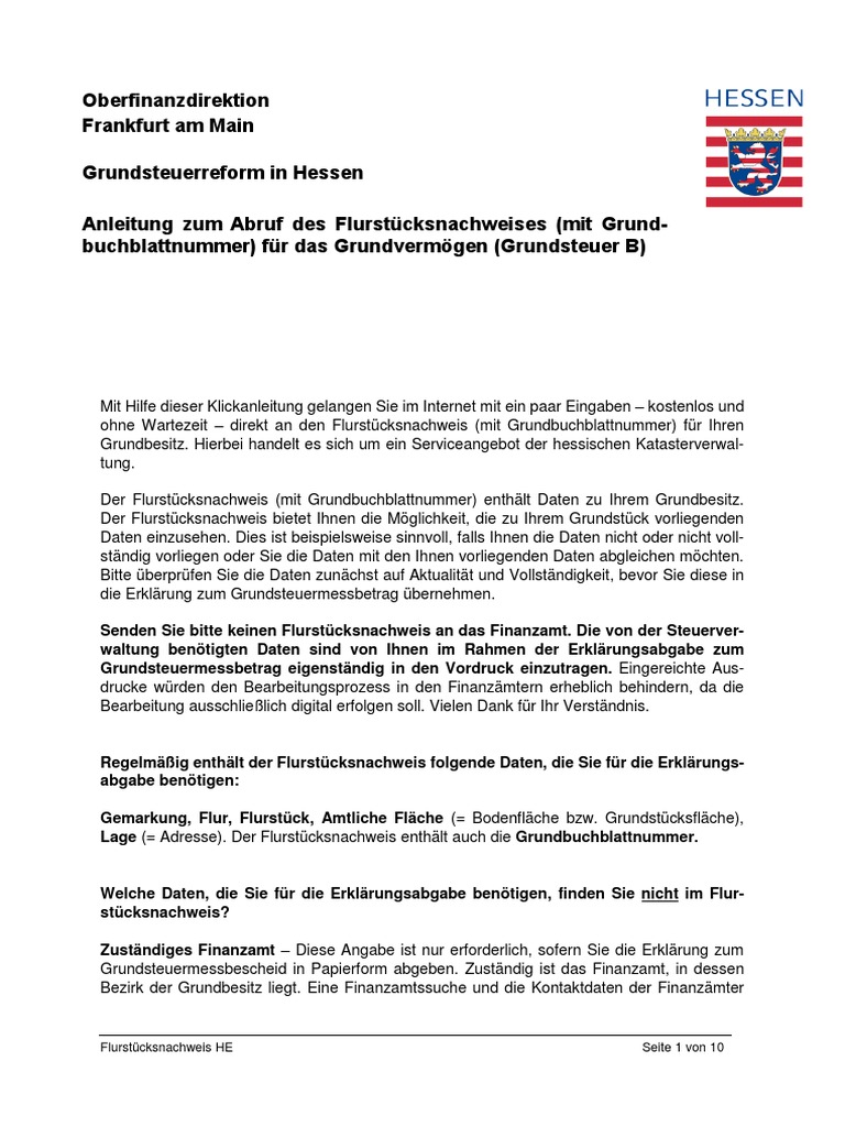 Anleitung Flurstueckssuche Geodaten Online v3 0 PDF