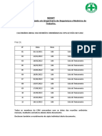 Calendário reuniões CIPA 2021-2022