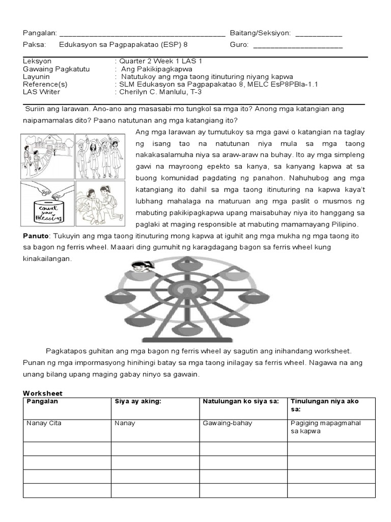 Esp8 q2 week1 las1 pdf