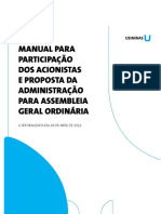 AGO - Proposta Da Administração