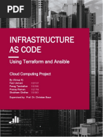 Infrastructure As Code: Using Terraform and Ansible