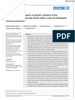 Journal of Ecology - 2022 - M Ndez Vigo - Spatiotemporal Dynamics of Genetic Variation at The Quantitative and Molecular
