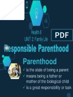 Responsible Parenthood