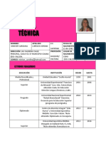 Sintesis Curricular Miniver