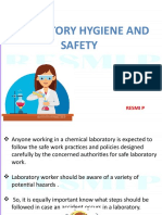 Laboratory Hygiene and Safety
