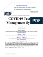 COVID19 Testing Management System