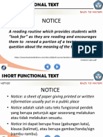 Notice Text Structure and Linguistic Features