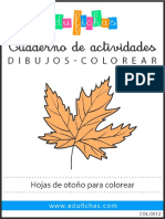 COL0012 Hojas Otono Colorear Edufichas