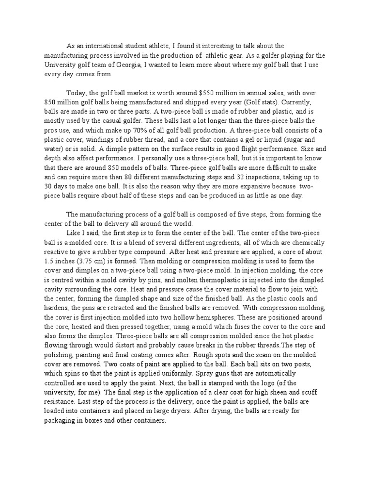 Athletic Gear Golf Ball PDF Soil Mulch