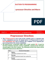 8 Preprocessor Directive and Macro