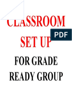 Classroom Set Up Label