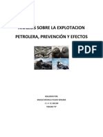 Cuales Son Los Efectos de La Explotacion Petrolera en El Ambiente