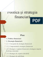 Tema 9. Politica si strategia financiara