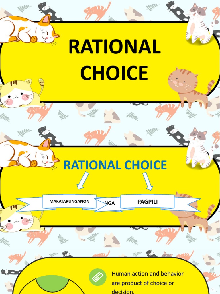 Rational Choice Theory PDF Economics Utility