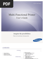 Download Multi-Functional Printer - Samsung CLX-318x Series by heinvdm SN62072019 doc pdf