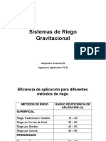 Riego Gravitacional