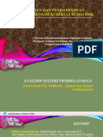 Analisis Materi Pembelajaran