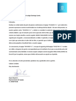 Carta de Reclamo Rayados FC
