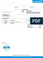 Travel receipt for Lion Air flight from Jayapura to Jakarta