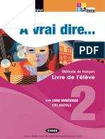 A Vrai Dire - Livre de L'élève