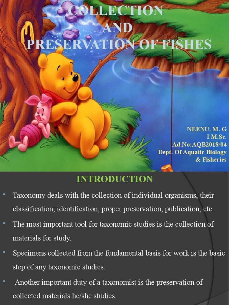 Fish Collection and Preservation Methods | PDF | Formaldehyde | Fish ...