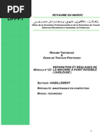M23 - REPARATION ET REGLAGES DE LA MACHINE A POINT INVISIBLE ( OURLEUSE ) - TH-TMCEC