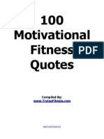 100 Fitness Quotes