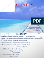 Measuring Salinity in Seawater