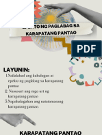 Epekto NG Paglabag Sa Karapatang Pantao