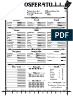 Nosferatu Sheet