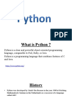 Introduction To Python