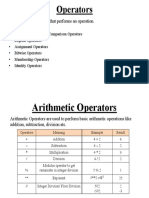 10 Operators