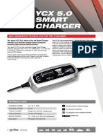 Yuasa Smart Charger Datasheet YCX 5.0