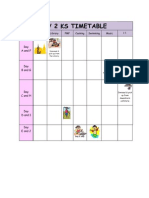 EY2KS Parent Timetable 2011-2012