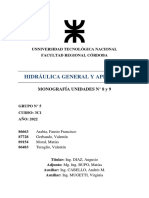 Hidráulica UTNFRC - Monografía - Unidad 8 l 9 