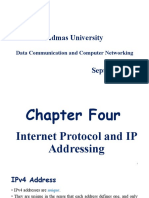 Chapter 3 - Internet Protocol and IP Addressing